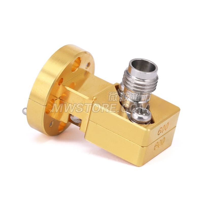 WR-15 With UG-385/U Flange 1.85mm 母I型端接波导同轴转换器，50-65GHz