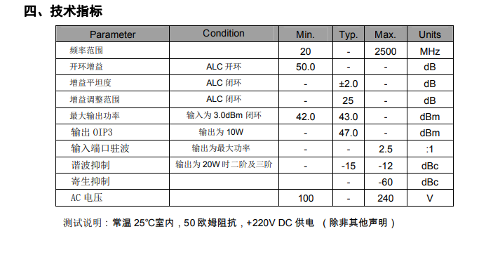 “整机功率放大器”