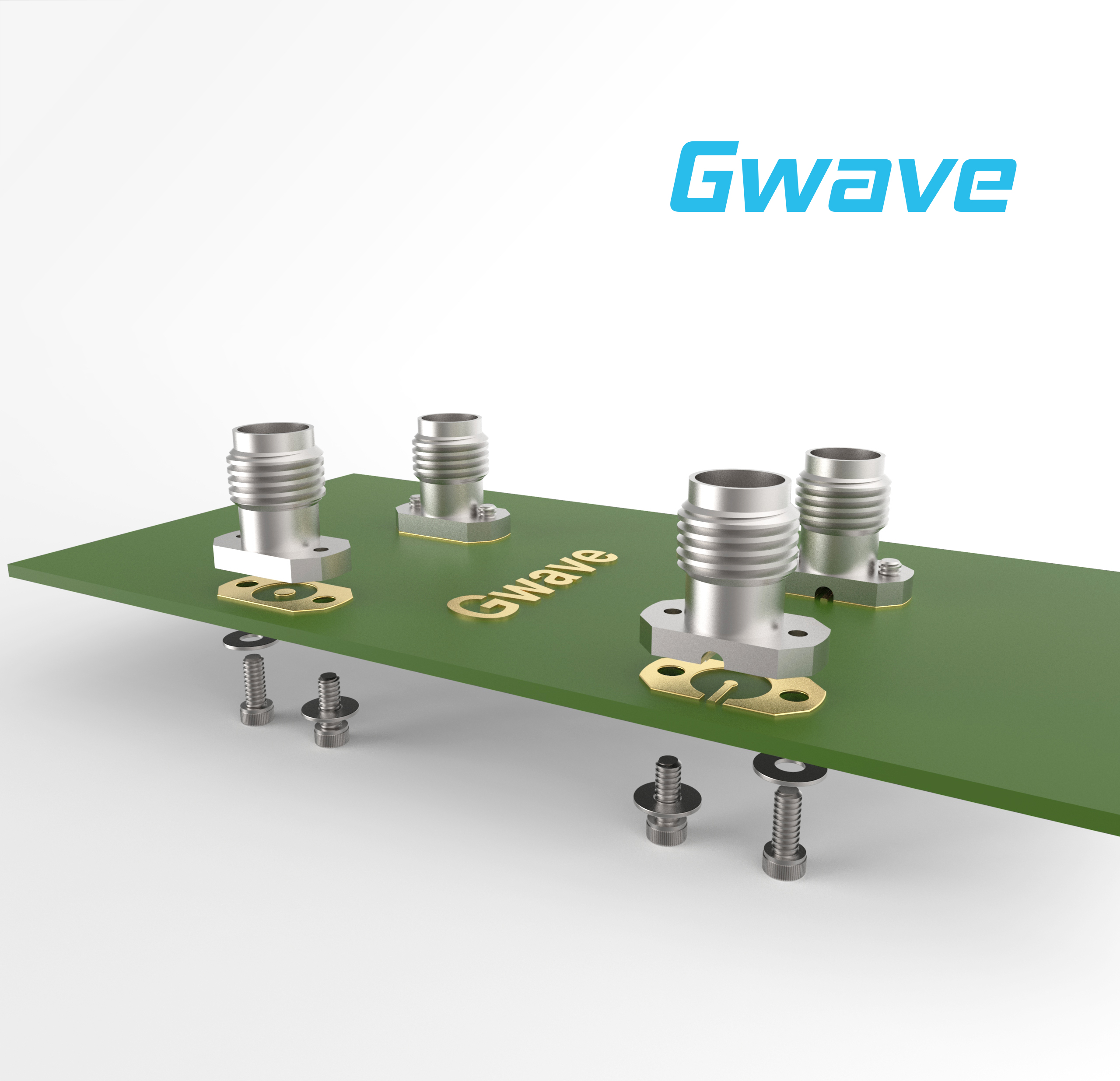 谷波技术SMA/2.92mm垂直PCB板免焊系列连接器